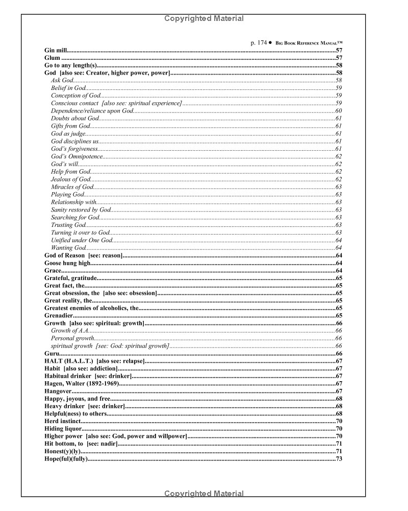 Big Book Study Guide , Deep Dive, Successful Recovery, First 164 Pages.