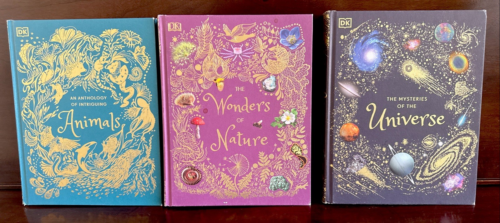 DK Anthology of Animals, Wonders of Nature, Mysteries Of Universe 3 Books HB VG