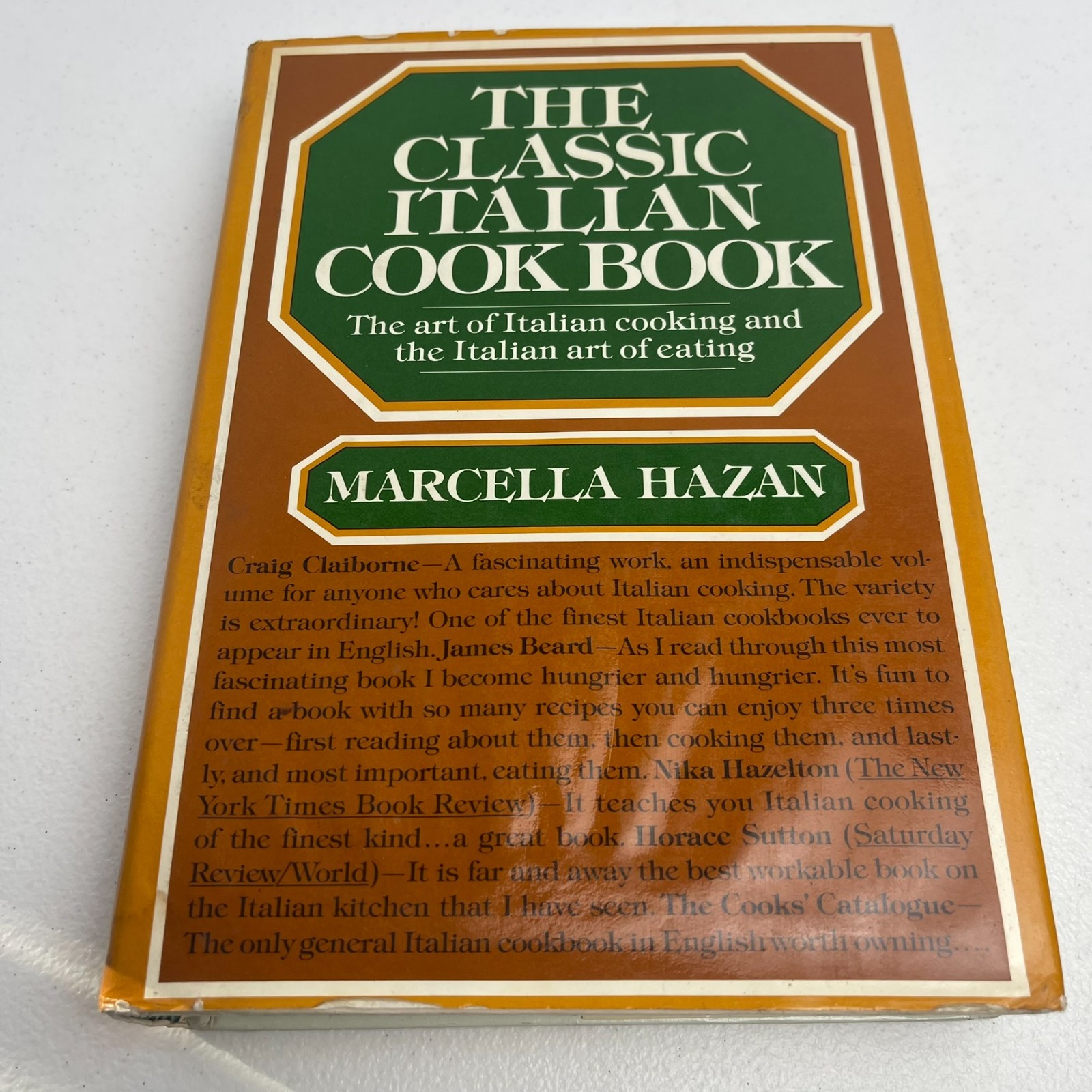 The Classic Italian Cookbook – Marcella Hazan – 1979 hc
