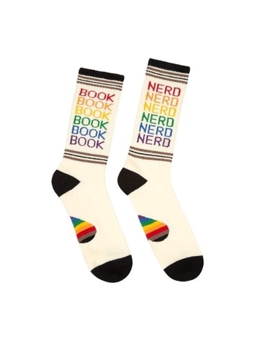 Out Of Print Book Nerd Pride Gym Socks Large (Clothing) (UK IMPORT)
