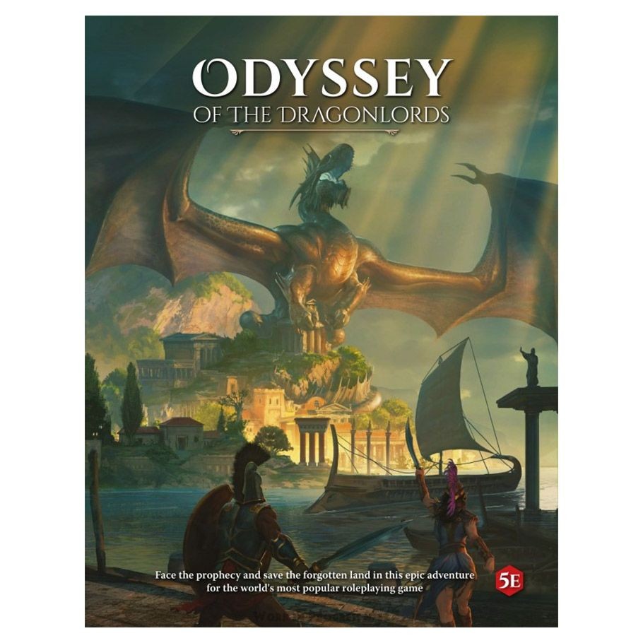 Modiphius Odyssey Of The Dragonlords Rpg Corebook D&D 5E Hardcover 5Th