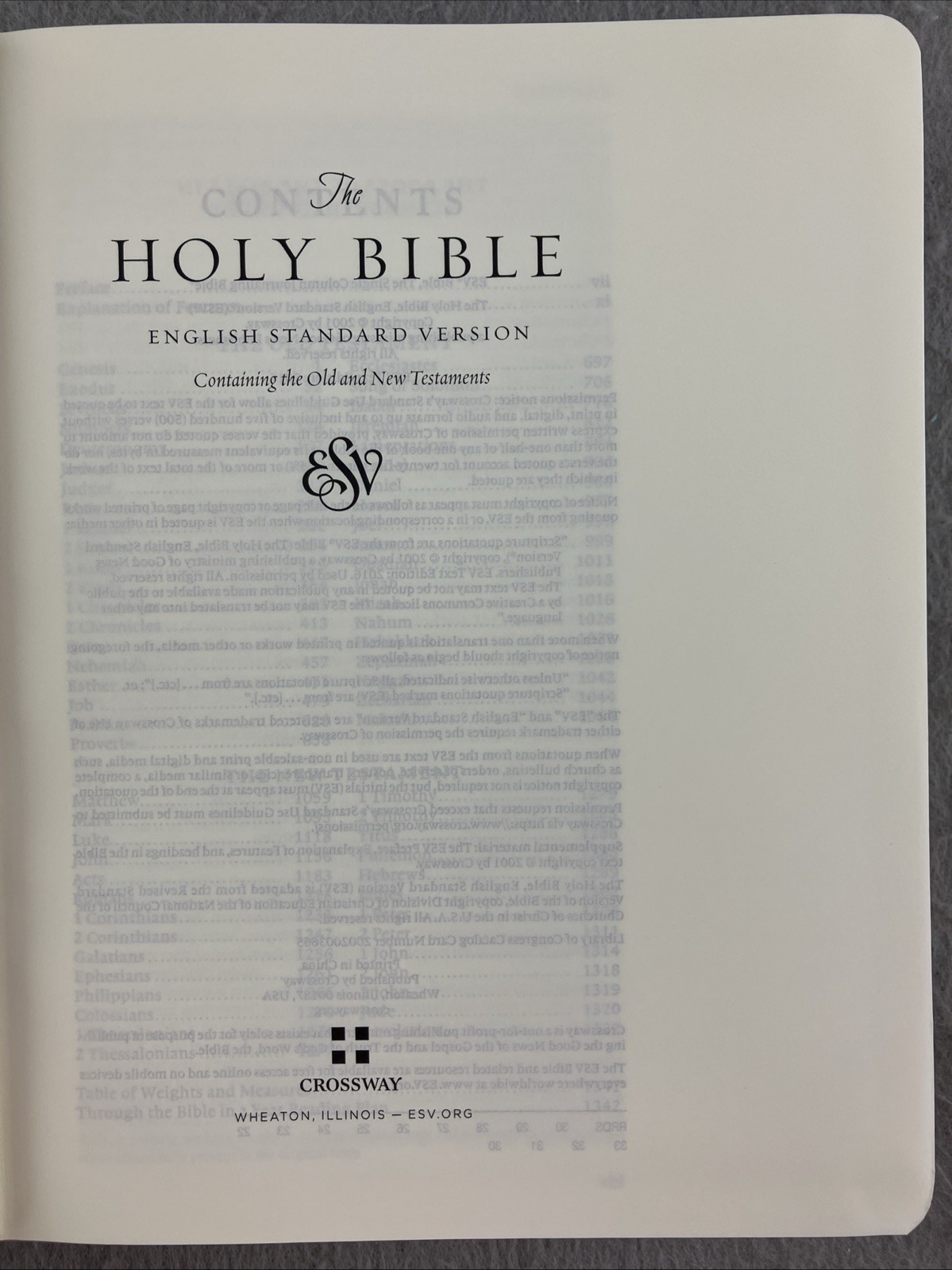Single Column Journaling Bible (Black) English Standard Version ESV CLEAN PAGES