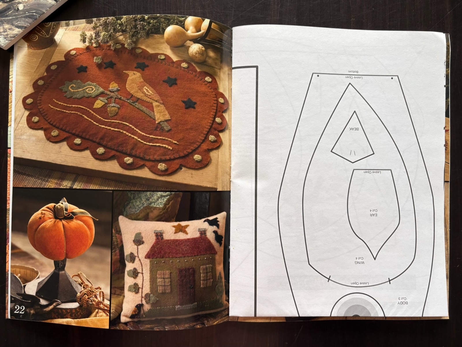 Falloween Threads Need’l Love Autumn Projects Book Crafts Patterns Included