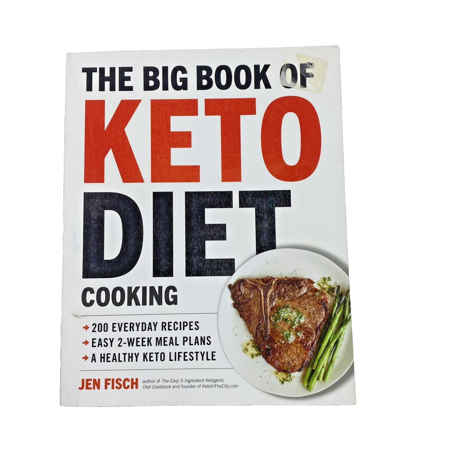 The Big Book of Keto Diet Cooking Jen Fisch Cookbook 200 Recipes Softcover 2018