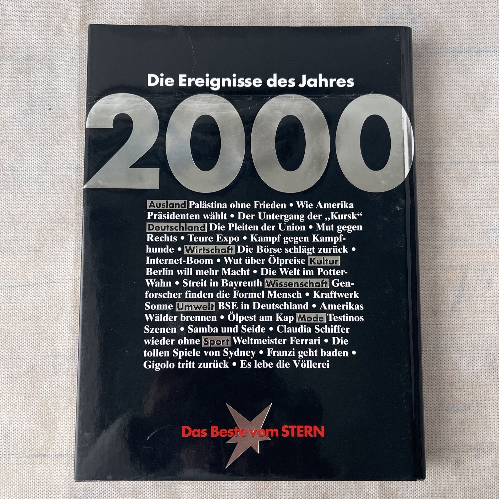 original Stern-Jahrbuch – Das war 2000 – Sonderausgabe Jahreschronik -rückblick