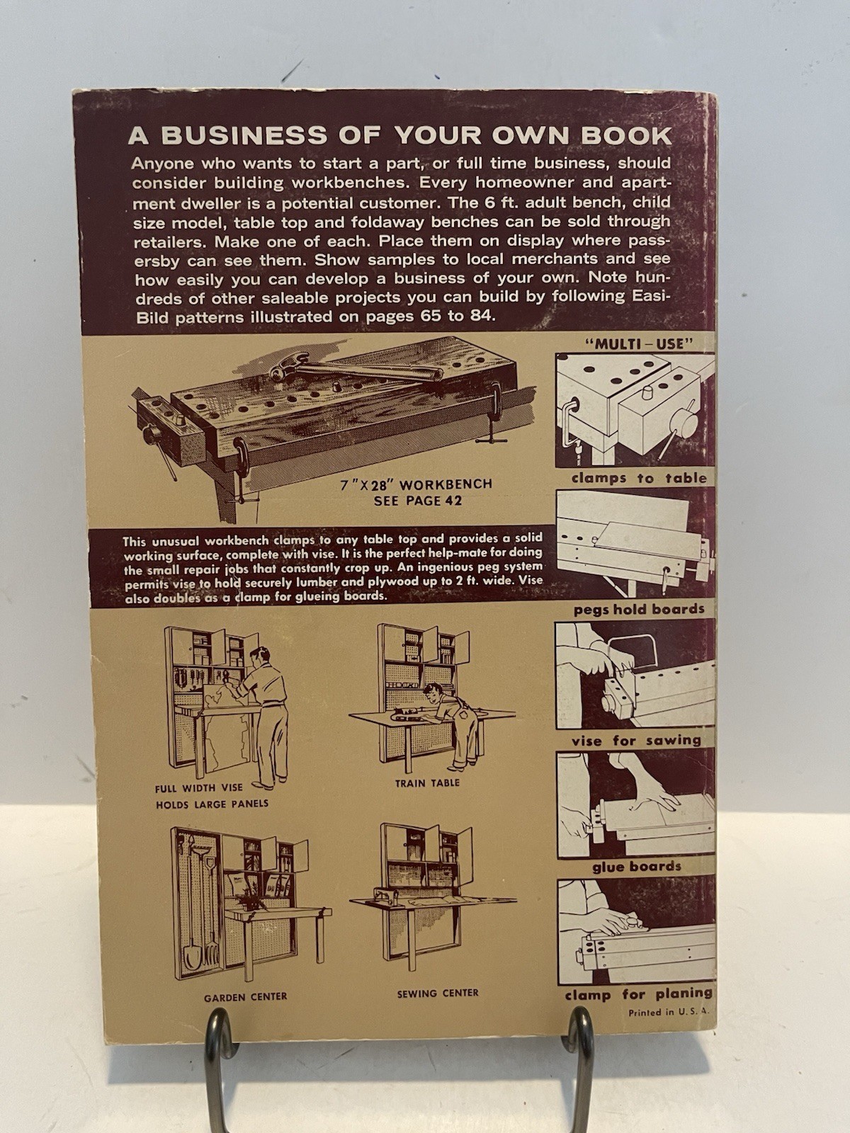 How To Build Workbenches ~ Easi-Bild ~ 1972 (b)