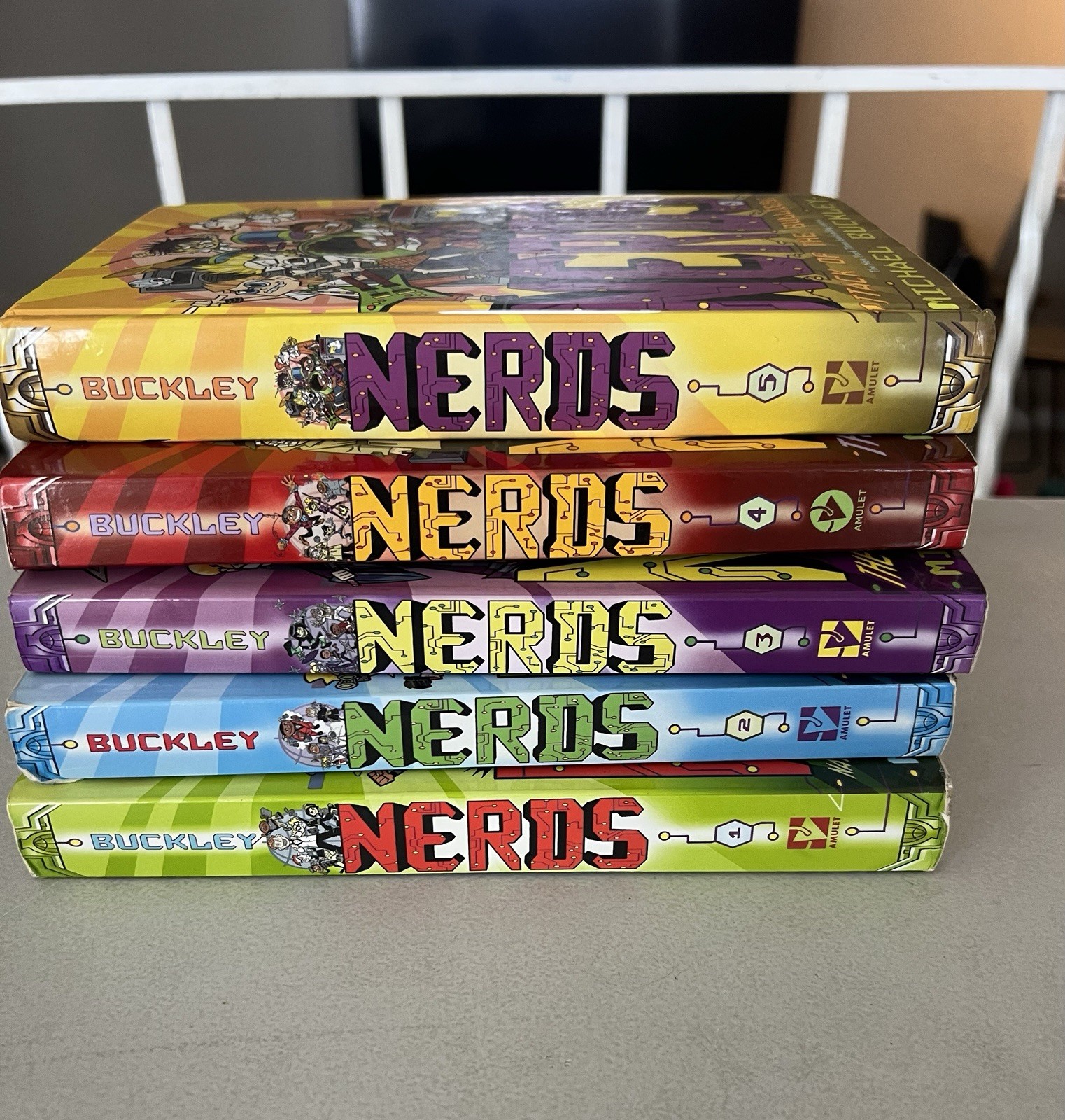 NERDS SERIES COLLECTION MICHAEL BUCKLEY 5 BOOKS SET (NERDS