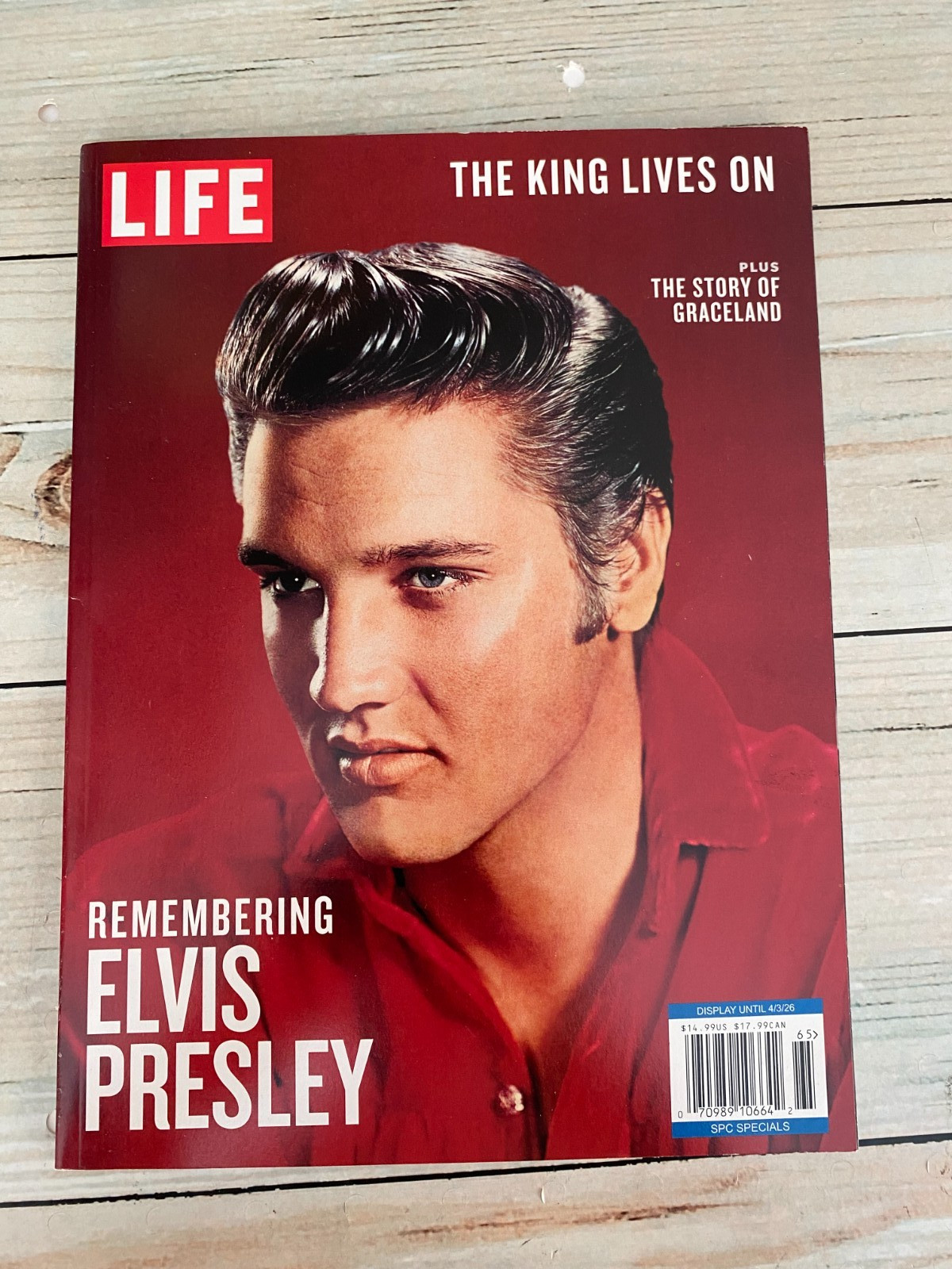 LIFE REMEMBERING ELVIS PRESLEY APRIL 2026 BRAND NEW MAGAZINE THE KING LIVES ON