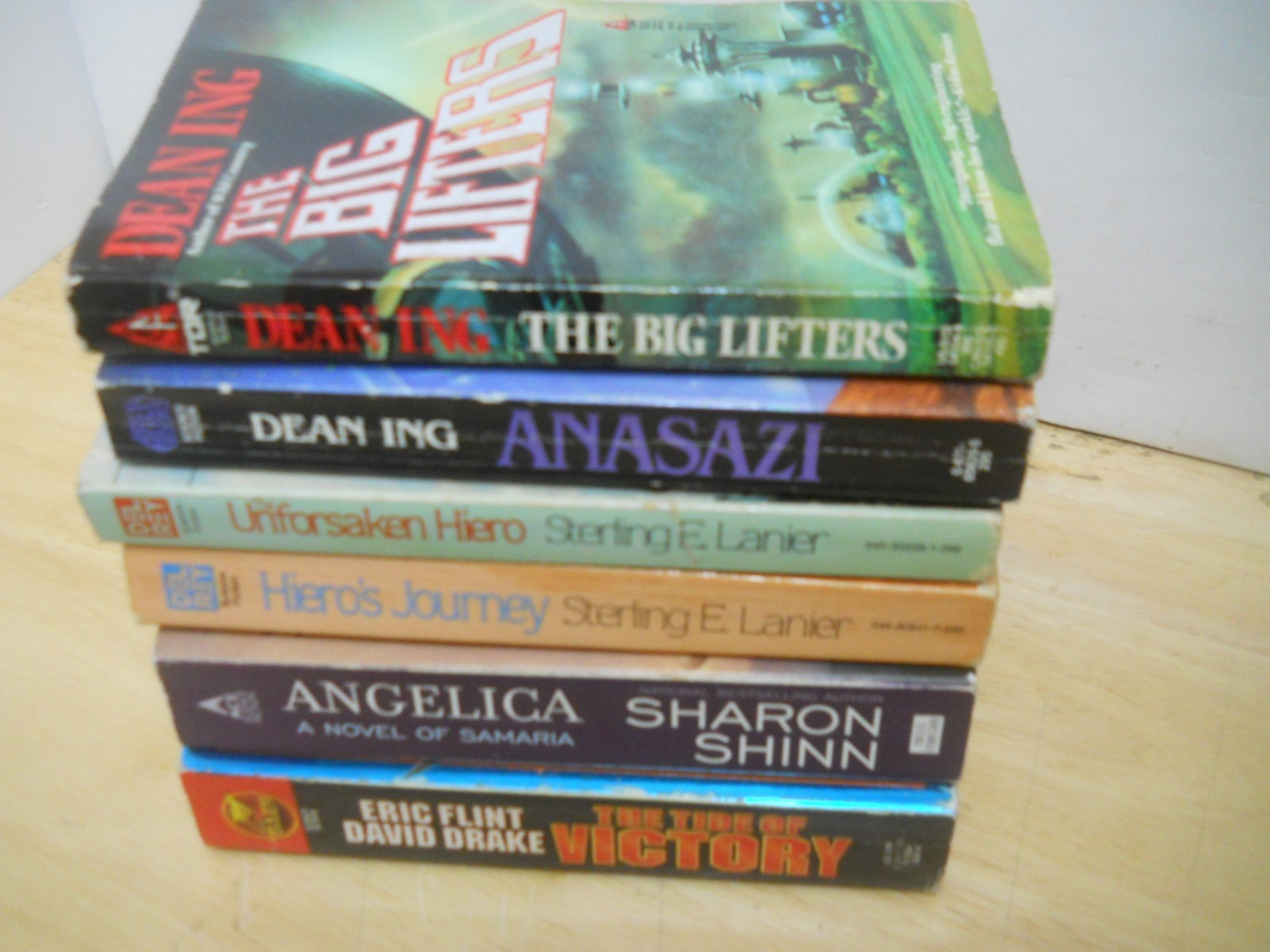 Lot of 6 S/F PBs~ Dean Ing & Mixed authors ~ G/VG, normal wear~ Fast Shipping