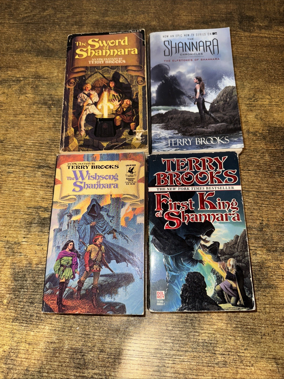 Terry Brooks complete set The Original Shannara Series all 4 paperback books (a)
