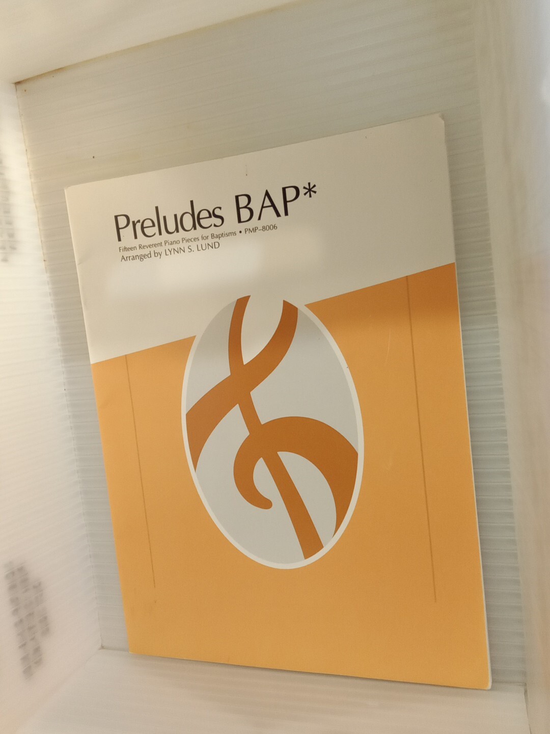 Preludes BAP 15 Reverent Pieces For Baptisms PMP-8006 Lynn Lund VG SHIPS FREE