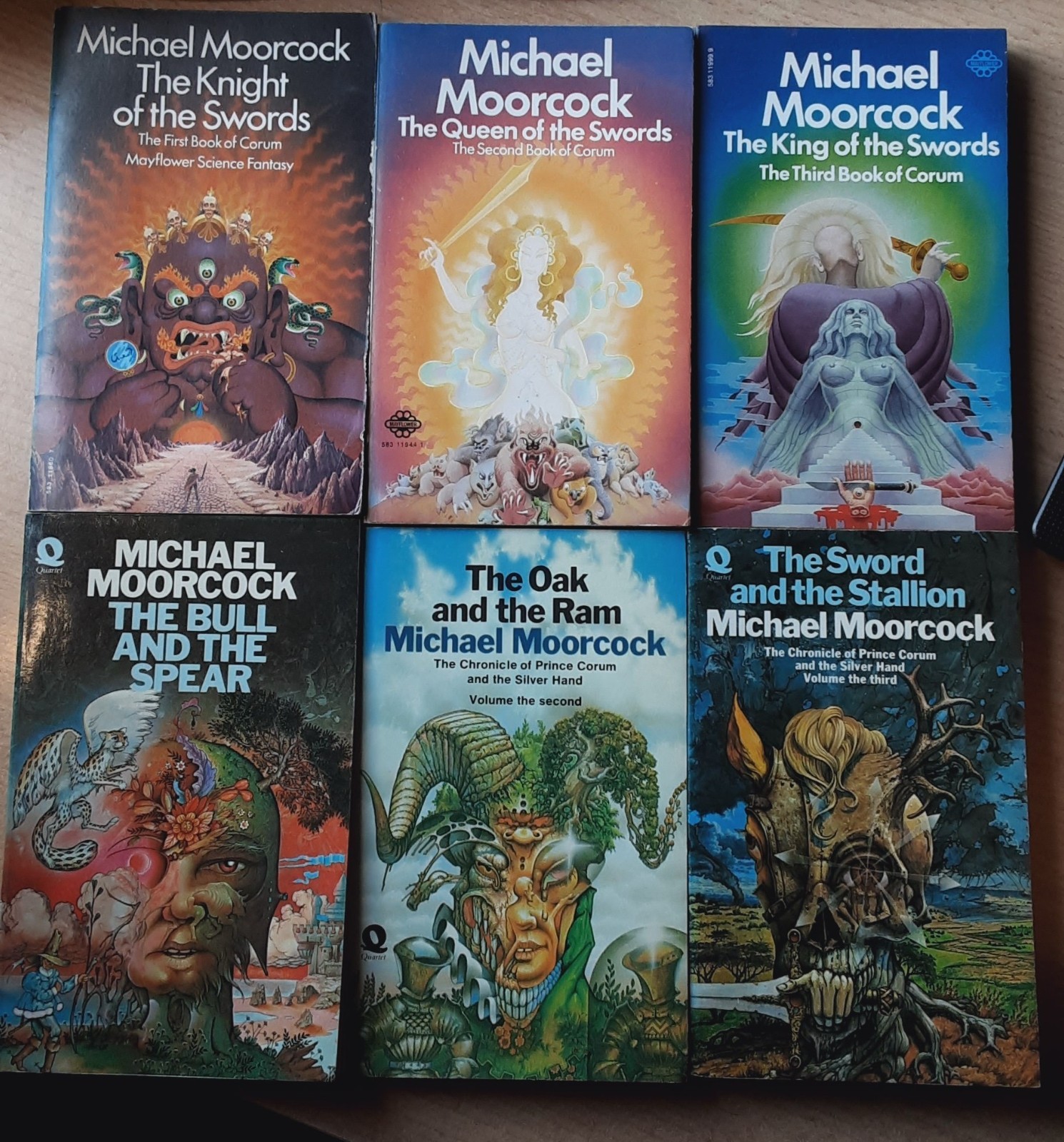 the Books of Corum and the Chronicle of Prince Corum and the Silver Hand