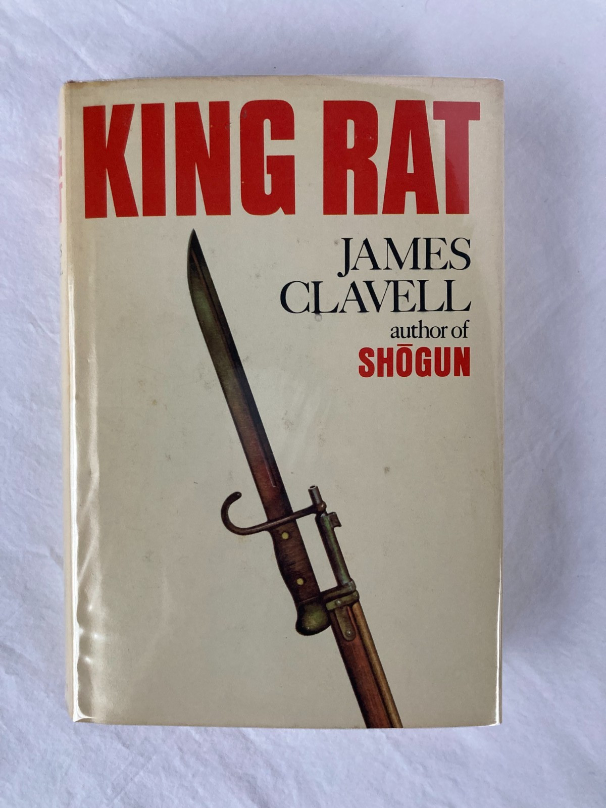 King Rat – James Clavell – 1962 BCE HC Atheneum DJ + Clear Cover