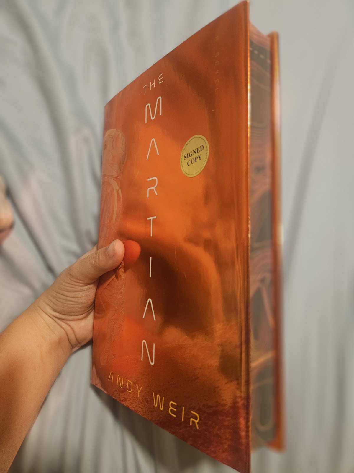 Signed – The Martian Deluxe Edition by Andy Weir NICE CONDITION