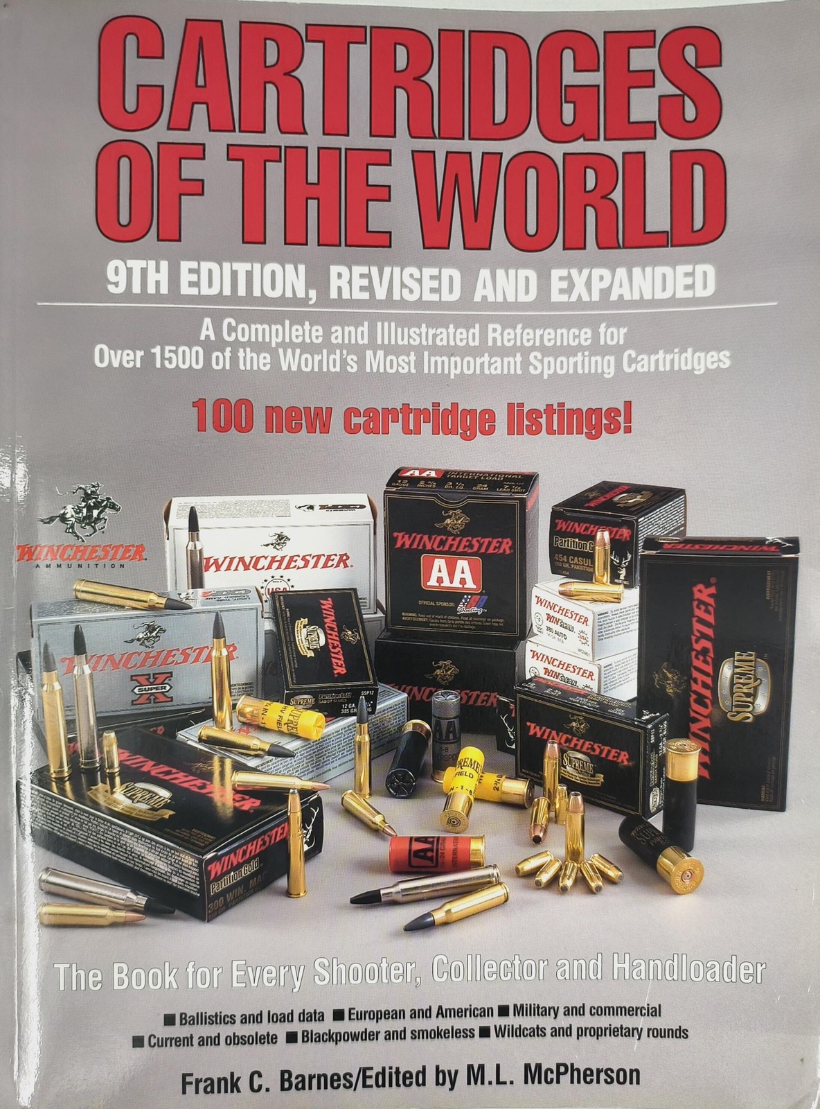 Vintage Cartridges Of The World 9th Edition Frank C Paperback