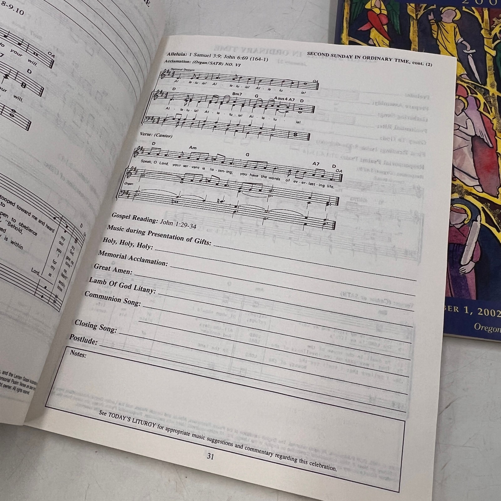 TWO VINTAGE OCP Respond & Acclaim 1996 2002 CATHOLIC LITURGY & HYMNS HYMNAL