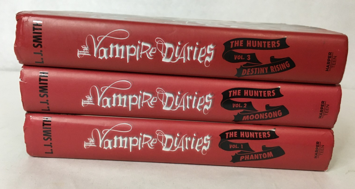 Lot of 3 The Vampire Diaries : The Hunters Series Books Volumes 1-3 L.J. Smith